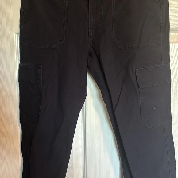 J. Crew women’s blue chino high rise cargo pants size 28 - Picture 2 of 9
